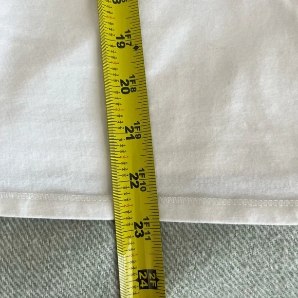 J.JILL Small white cotton tank top with built in shelf bra VGC - Picture 6 of 7